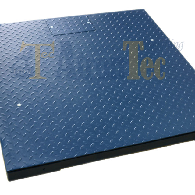 Balanza de piso de acero al carbono de doble cubierta con tratamiento de pulverización de superficie