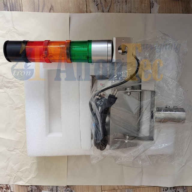 Indicador automático de balanza industrial con salida de relé y luz de alarma de tres colores